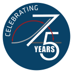 Celebrating 75 Years logo - OPTION 2
